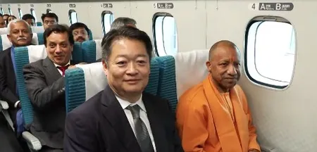सीएम योगी ने जापान की तेज रफ्तार ट्रेन से किया सफर, 501 किमी प्रति घंटे की रफ्तार का अनुभव साझा किया