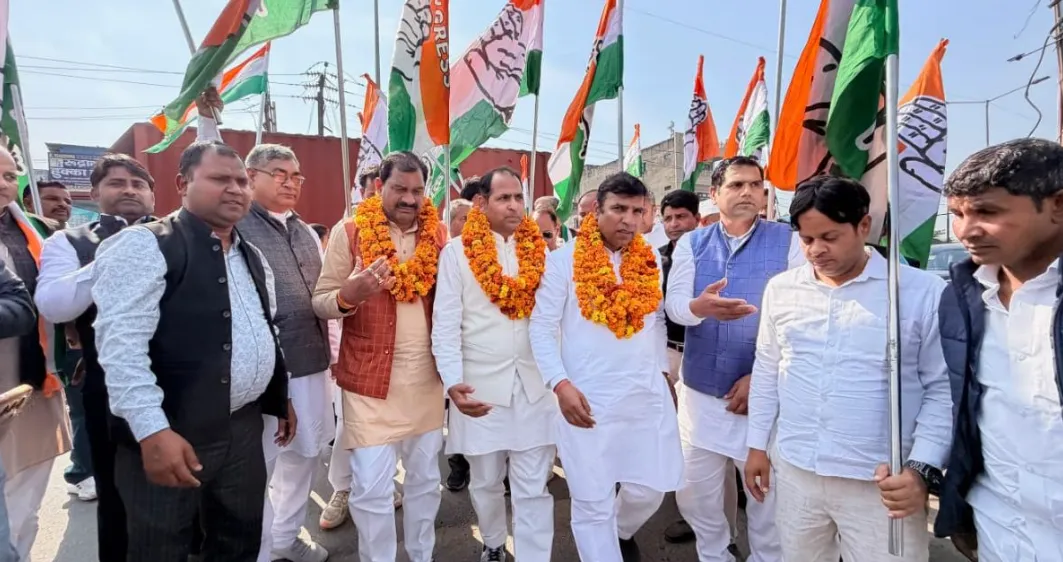 गौतमबुद्ध नगर में कांग्रेस की मनरेगा बचाओ और संविधान सम्मान पदयात्रा, ग्रामीणों ने दिया जोरदार समर्थन