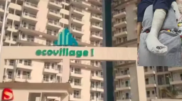 ग्रेटर नोएडा की सुपरटेक ईकोविलेज सोसाइटी में बड़ा हादसा, लिफ्ट गिरने से बुजुर्ग महिला गंभीर रूप से घायल, पैर टूटे
