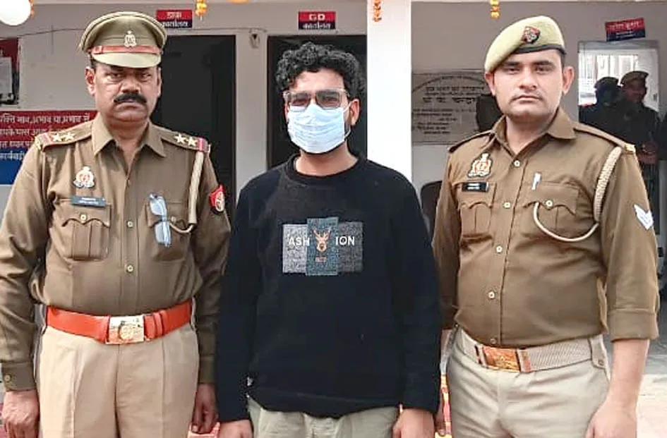 सहारनपुर में 25,000 रुपये के इनामी बदमाश को गिरफ्तार कर अवैध शस्त्र बरामद