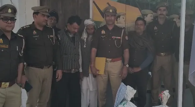 शामली पुलिस की बड़ी कार्रवाई: 40 किलो प्रतिबंधित चाइनीज मांझे के साथ 4 गिरफ्तार