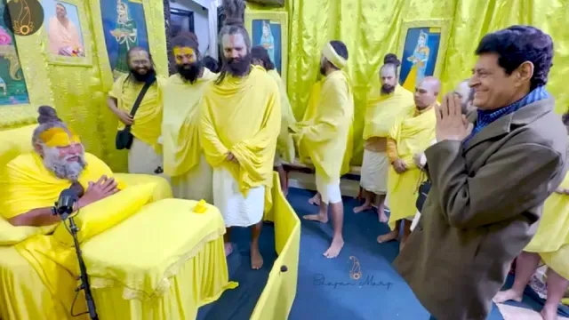 गजेन्द्र चौहान ’युधिष्ठिर’ ने लिया प्रेमानंद महाराज का आशीर्वाद, किया संवाद