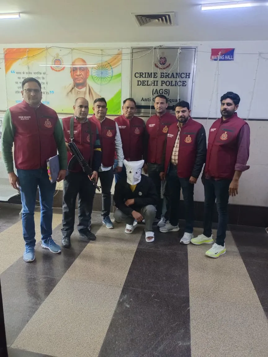 दिल्ली पुलिस का बड़ा एक्शन: कौशल चौधरी गैंग का शूटर कुलदीप सिंह गिरफ्तार, बुराड़ी के कारोबारी की हत्या की साजिश नाकाम