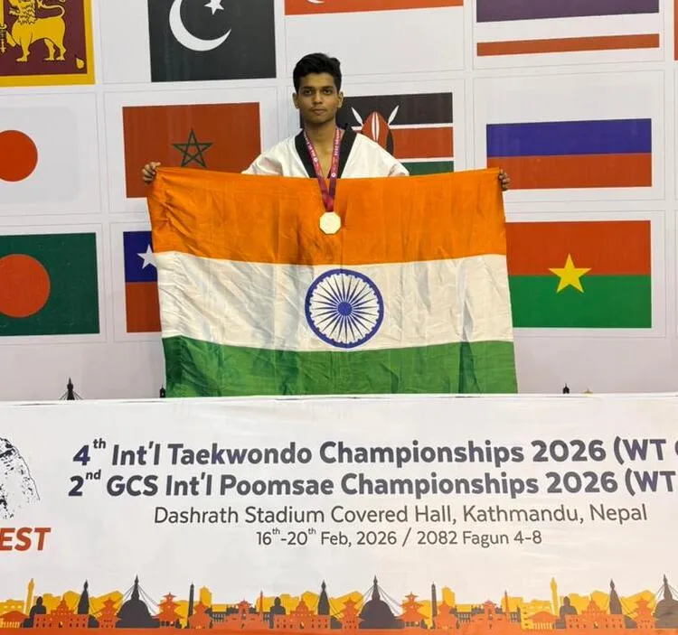 मुरादाबाद: नेपाल में गूँजा पीतलनगरी का नाम, काजी अयान अली ने इंटरनेशनल ताइक्वांडो चैम्पियनशिप में जीता स्वर्ण पदक