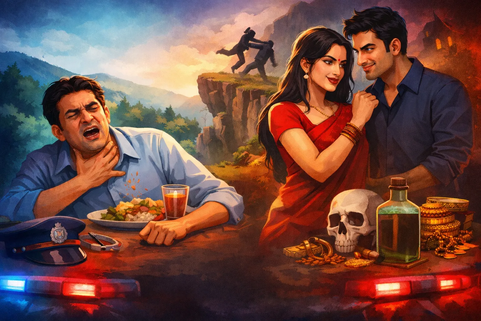 इंदौर में वकील की जान लेने की साजिश, शिलॉन्ग ट्रिप में जहर देकर मारने की कोशिश , पत्नी और प्रेमी पर केस दर्ज