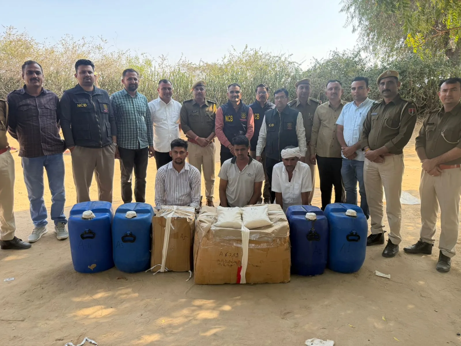 राजस्थान के जालोर में पुलिस की बड़ी कार्रवाई..एमडी लैब पकड़ी, ब्लास्ट किया, 4.910 किलो एमडी ड्रग बरामद