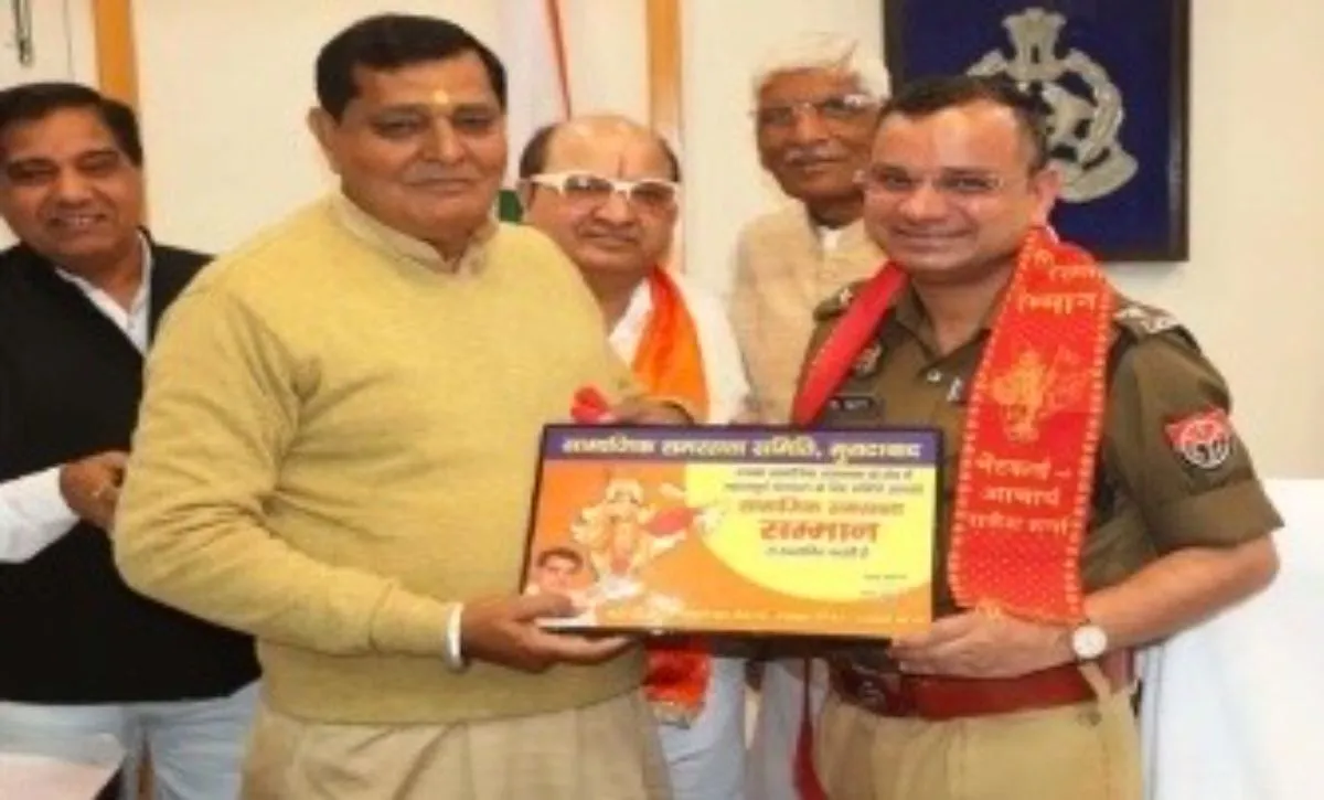 मुरादाबाद: एसएसपी सतपाल अंतिल 'सामाजिक समरसता सम्मान' से विभूषित, सौहार्द बनाए रखने के लिए हुए सम्मानित