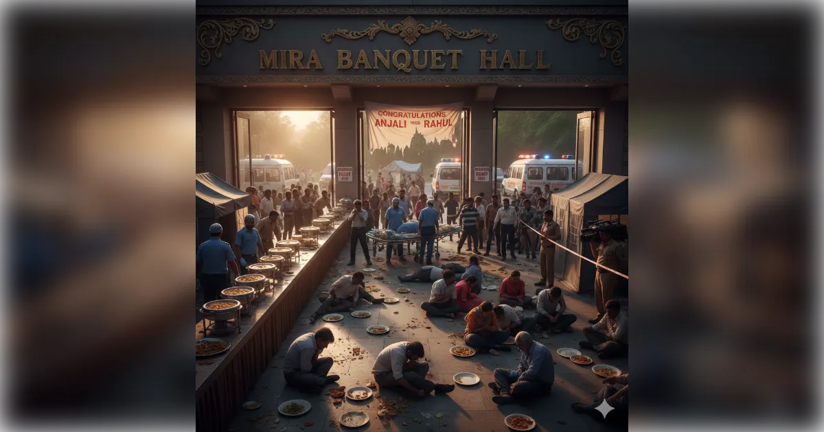 मीरापुर: शादी का जश्न पड़ा भारी, बैंकट हॉल में खाना खाने के बाद सैकड़ों मेहमानों की बिगड़ी तबीयत