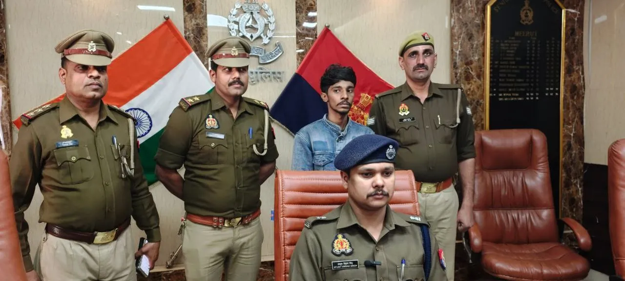 मेरठ: लोहियानगर में फर्जी गोलीबारी का खुलासा, दो आरोपी गिरफ्तार, पिस्टल बरामद