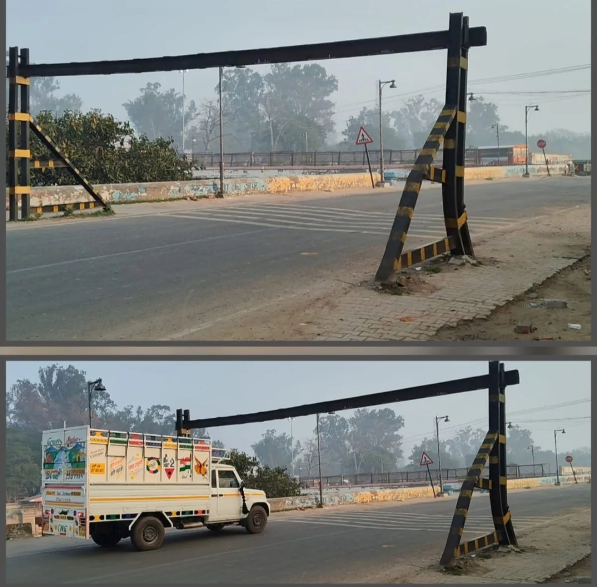 खतौली: 2 मौतों के बाद जागी प्रशासन की नींद; कांवड़ पटरी मार्ग पर लगे हाईट गैज, 'मौत के सौदागर' भारी वाहनों पर लगा ब्रेक