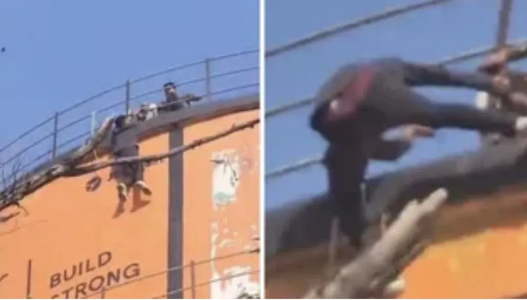 संभल: घरेलू विवाद से तंग युवक ने नगर पालिका ओवरहेड टैंक पर चढ़कर किया ऐसा काम,  पुलिस और ग्रामीणों ने बचाया