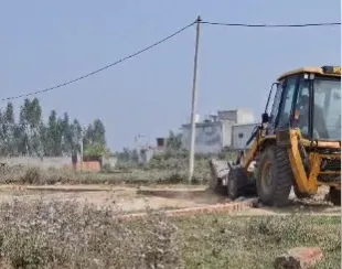 कटघर क्षेत्र में गरजा प्राधिकरण का बुलडोजर, अवैध प्लॉटिंग पर कार्रवाई, मुरादाबाद में विकास प्राधिकरण की बड़ी कार्रवाई