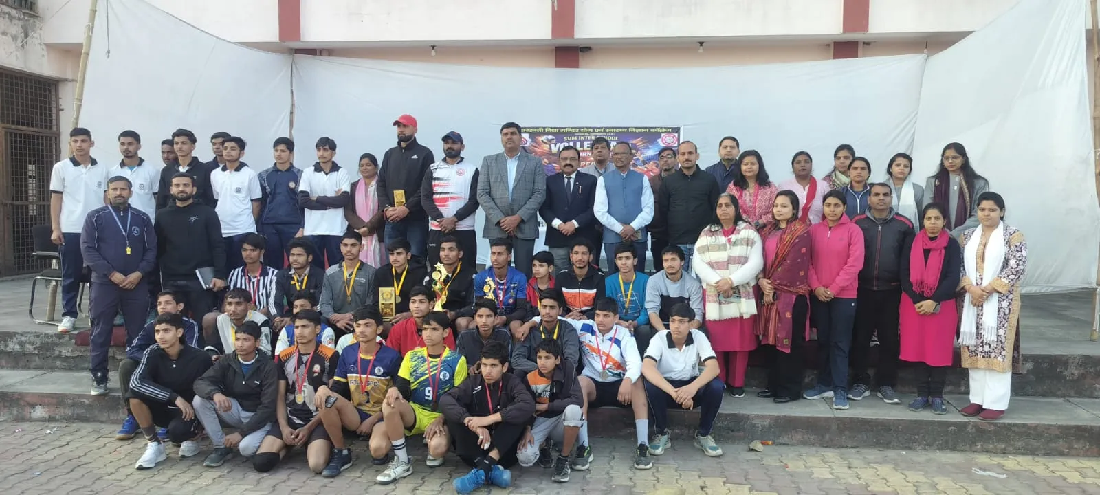 मुजफ्फरनगर वॉलीबॉल टूर्नामेंट: एसवीएम स्कूल ने जीता खिताब, लक्ष्य बने ‘मैन ऑफ द टूर्नामेंट’