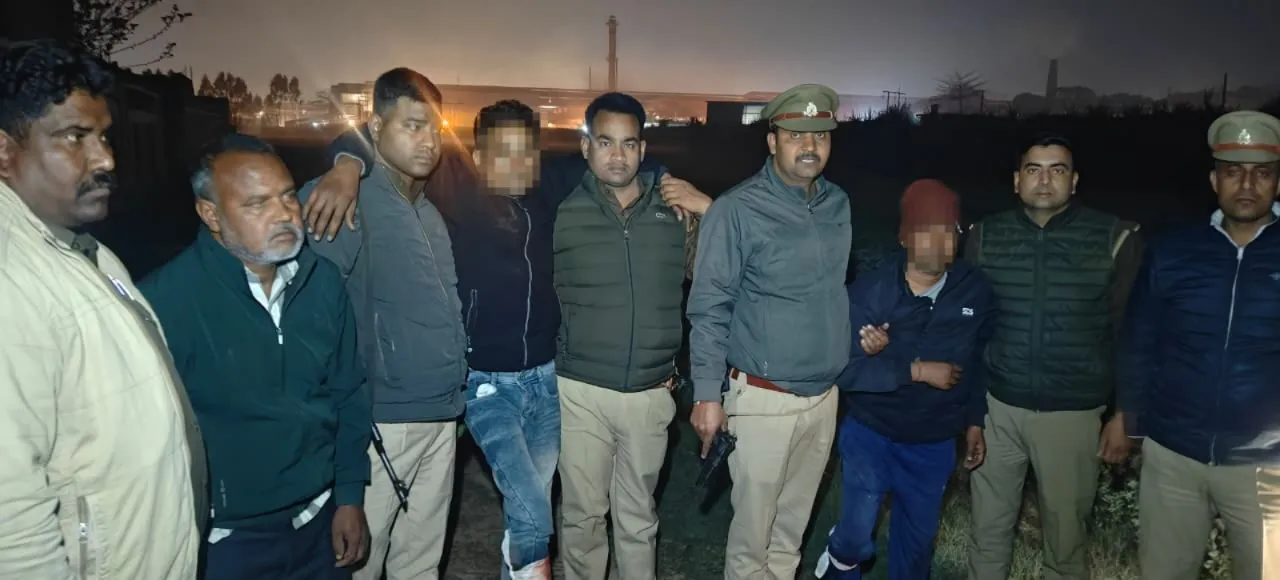 मुजफ्फरनगर में सिविल लाइन पुलिस की बड़ी कामयाबी: अंतर्राज्यीय चोर गिरोह का पर्दाफाश, मुठभेड़ में दो घायल