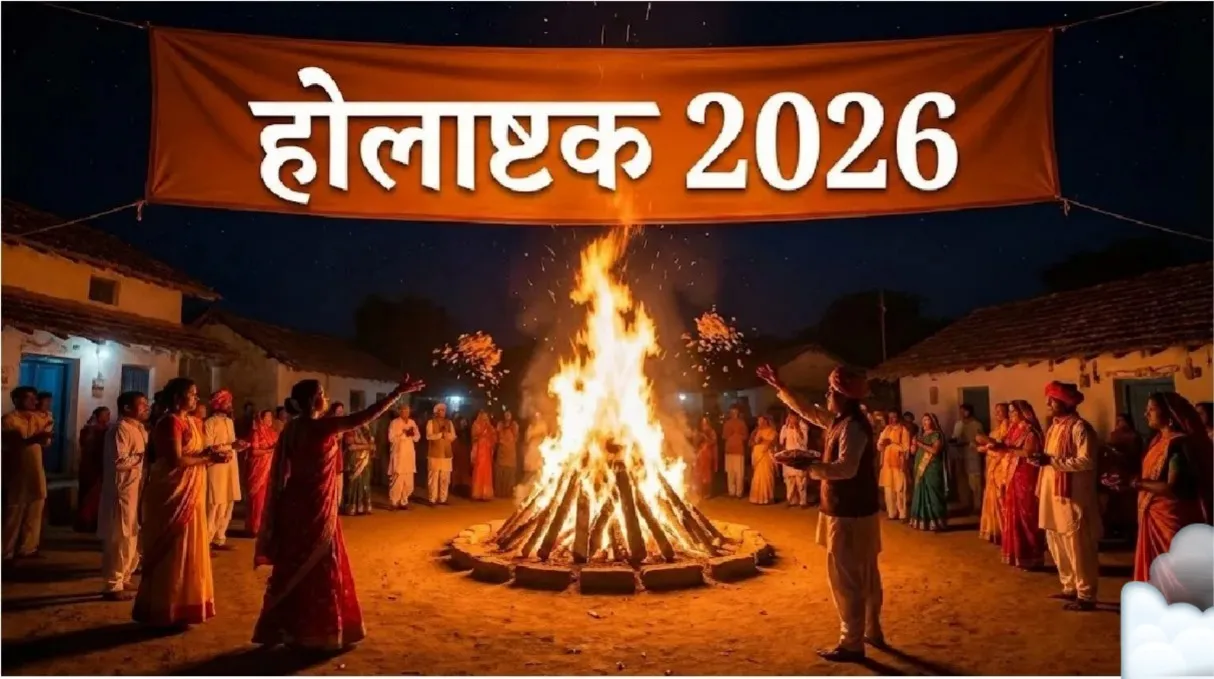 Holashtak 2026 में 6 राशियों पर बड़ा संकट 24 फरवरी से 3 मार्च तक संभलकर रहें वरना बढ़ेगा खर्च और विवाद