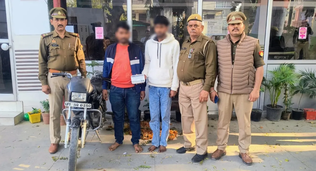 मुजफ्फरनगर पुलिस की बड़ी कामयाबी: 48 घंटे में मोबाइल छिनैती का खुलासा, दो शातिर गिरफ्तार