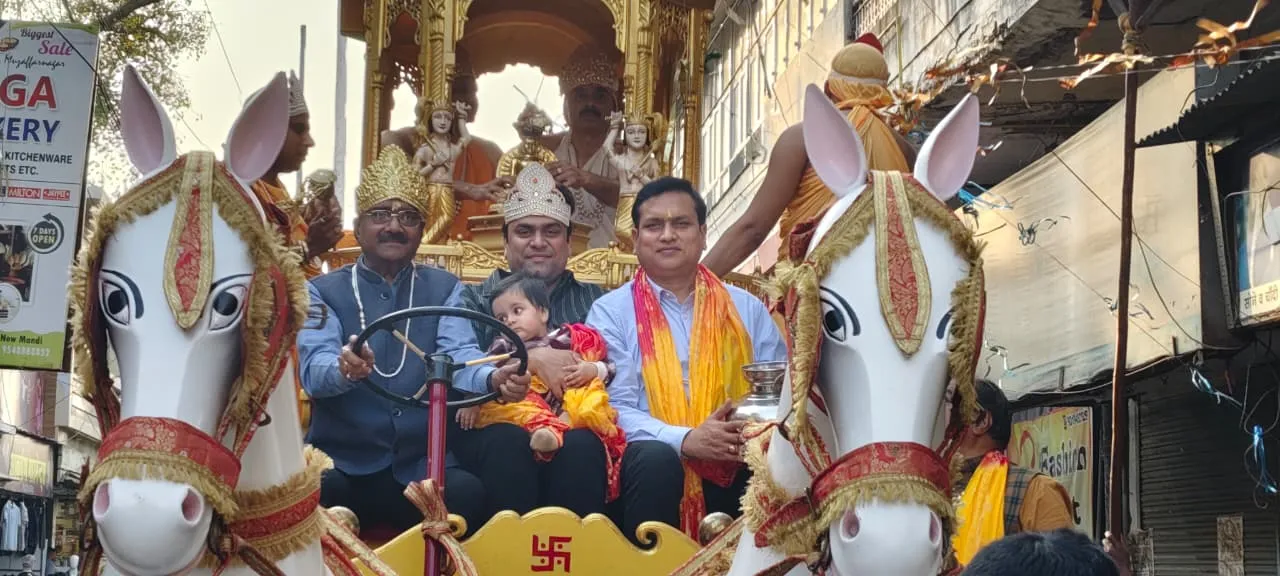 मुजफ्फरनगर में शांतिनाथ दिगंबर जैन पंचायती मंदिर की भव्य वार्षिक रथयात्रा महोत्सव धूमधाम से संपन्न