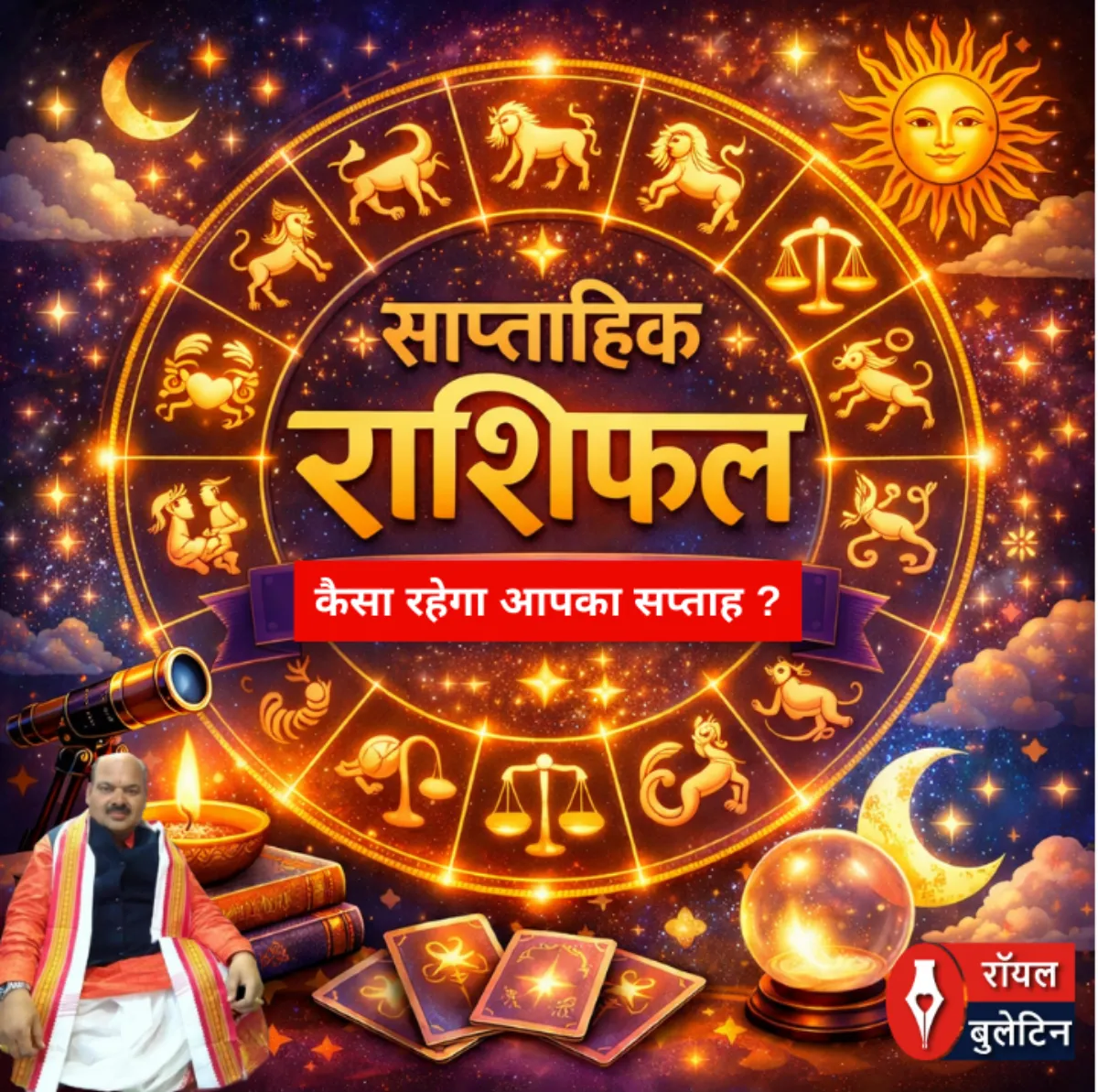 साप्ताहिक राशिफल: 9 फरवरी से 15 फरवरी 2026 तक; जानिए कैसा रहेगा आपका यह सप्ताह