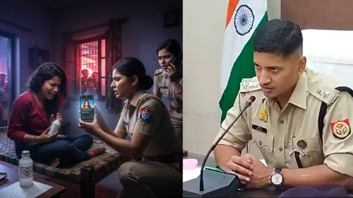 मेटा अलर्ट पर बिजनौर पुलिस की जांबाजी: 10 मिनट में बचाई सुसाइड कर रही युवती की जान, इंस्टाग्राम पर पोस्ट किया था मौत का वीडियो