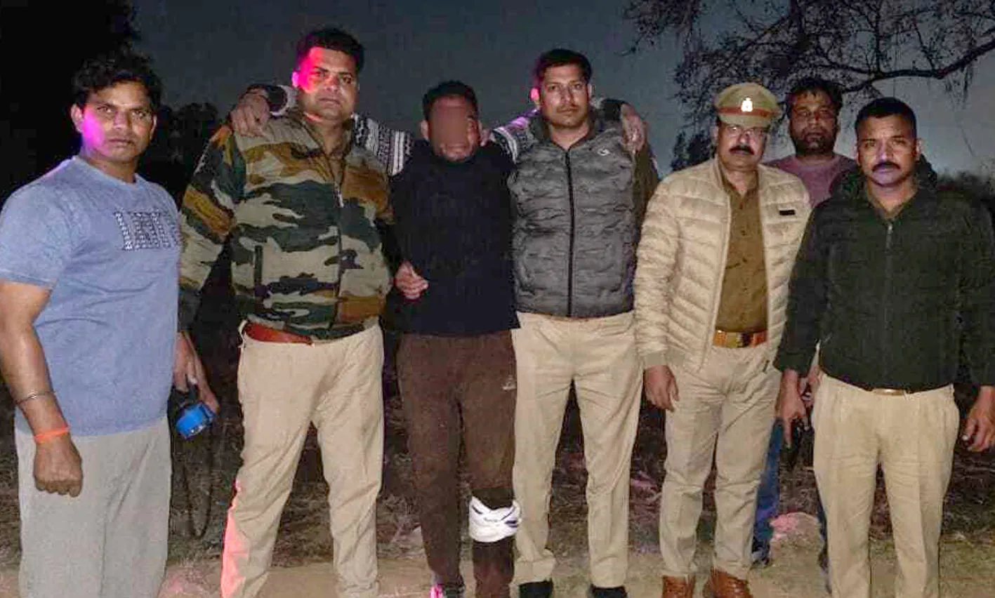 सहारनपुर में मुठभेड़ में गौकशी के आरोपी को घायल गिरफ्तार, अवैध तमंचा बरामद