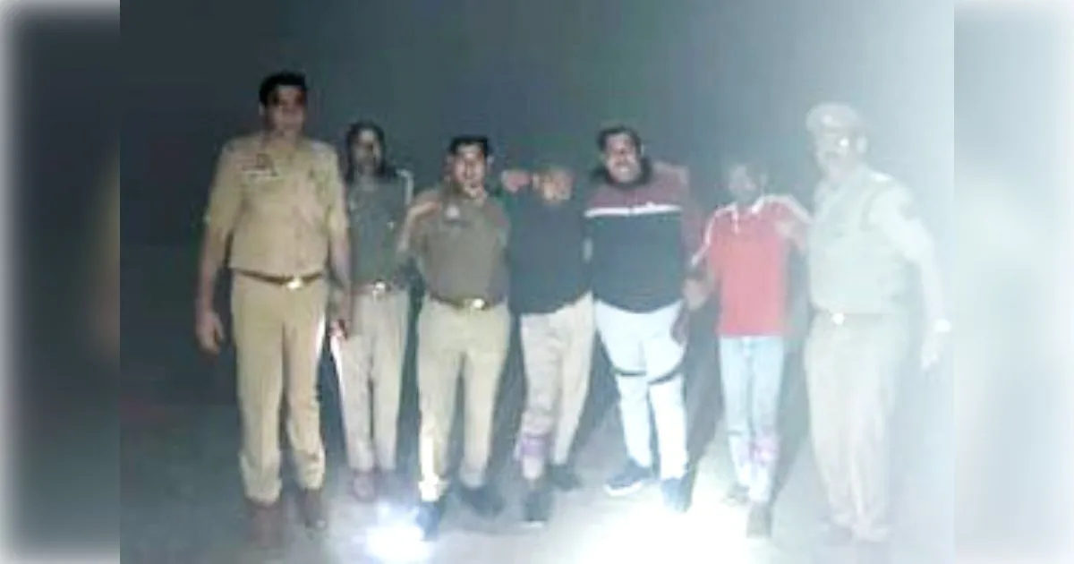 सहारनपुर में पुलिस और बदमाशों की मुठभेड़, दो शातिर अपराधी गिरफ्तार 