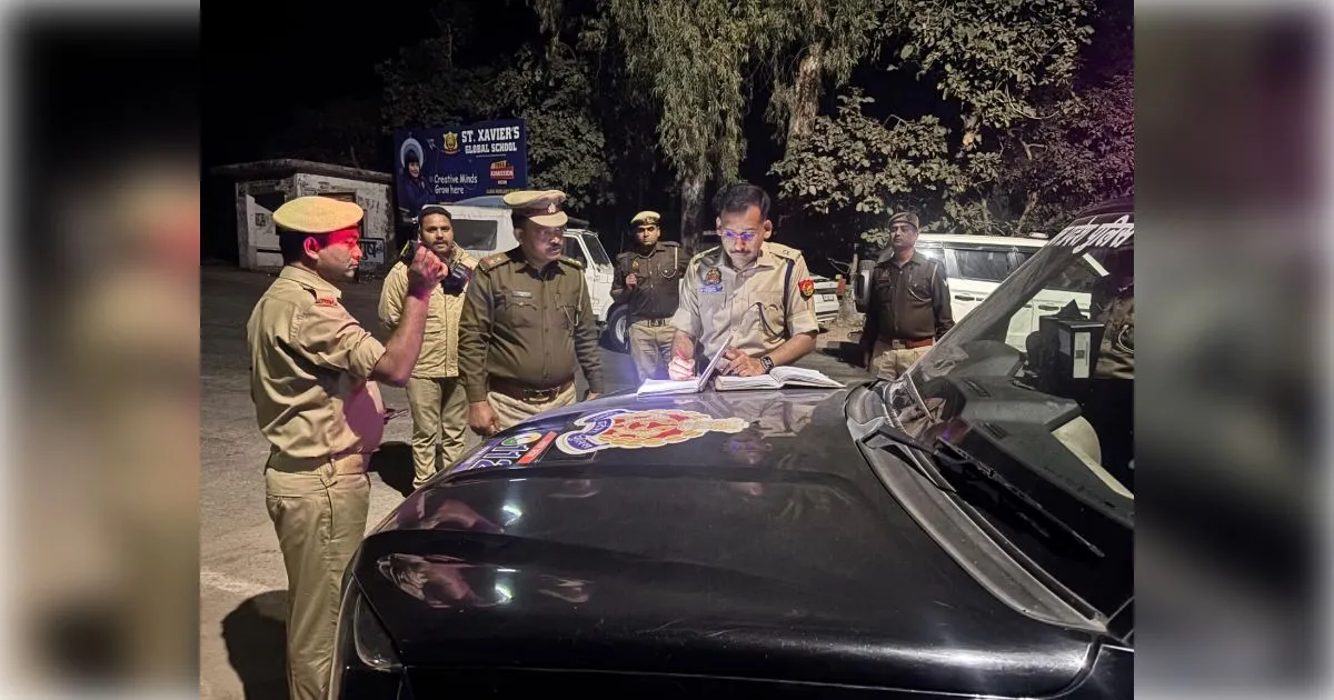 मुजफ्फरनगर: एसपी ग्रामीण का आधी रात को थाना भोपा क्षेत्र में परखी पुलिस की व्यवस्था,  क्षेत्र में किया औचक निरीक्षण