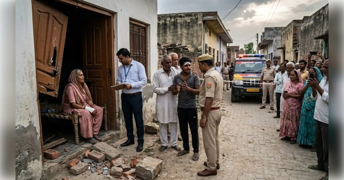 मुजफ्फरनगर: खुजेडा गांव में खूनी संघर्ष, घर में घुसकर हमला, मासूम व महिला समेत चार गंभीर घायल