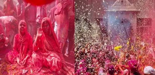 वृंदावन में बदली परंपरा की तस्वीर! विधवा माताओं ने गोपीनाथ मंदिर में खेली रंगों भरी होली