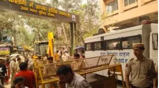 उत्तम नगर: तरुण हत्याकांड के बाद प्रशासन सख्त, भारी सुरक्षा के बीच चला बुलडोजर अभियान