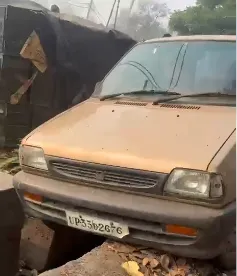 मुजफ्फरनगर में सड़क हादसा, मारुति 800 कार ने दो लोगों को रौंदा