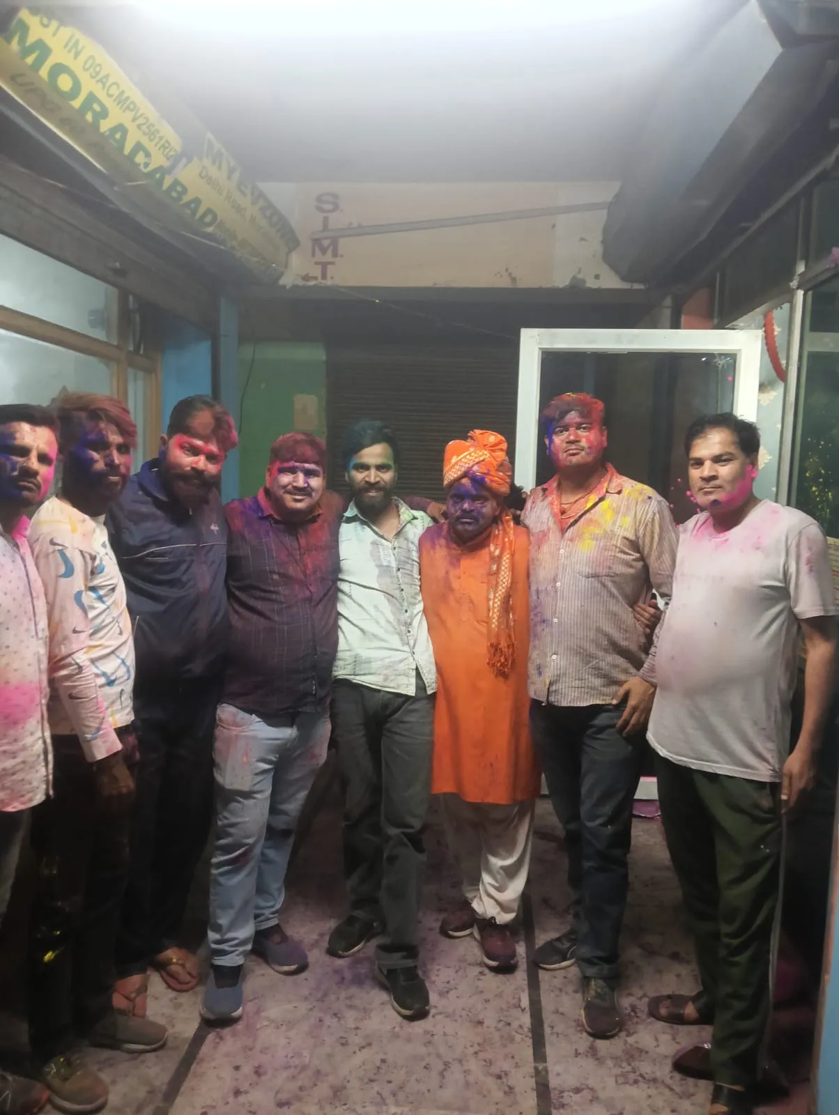 मुरादाबाद: हिंदू समाज पार्टी कार्यालय पर होली मिलन समारोह, युवाओं में दिखा उत्साह