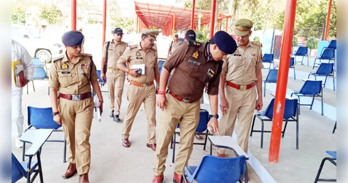 मुजफ्फरनगर में प्रशिक्षु आरक्षियों की परीक्षा की तैयारियां, एसएसपी ने व्यवस्थाओं को परखा 