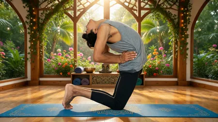 क्या आप भी कमर दर्द से परेशान हैं? आजमाएं 'हाफ कैमल पोज' 