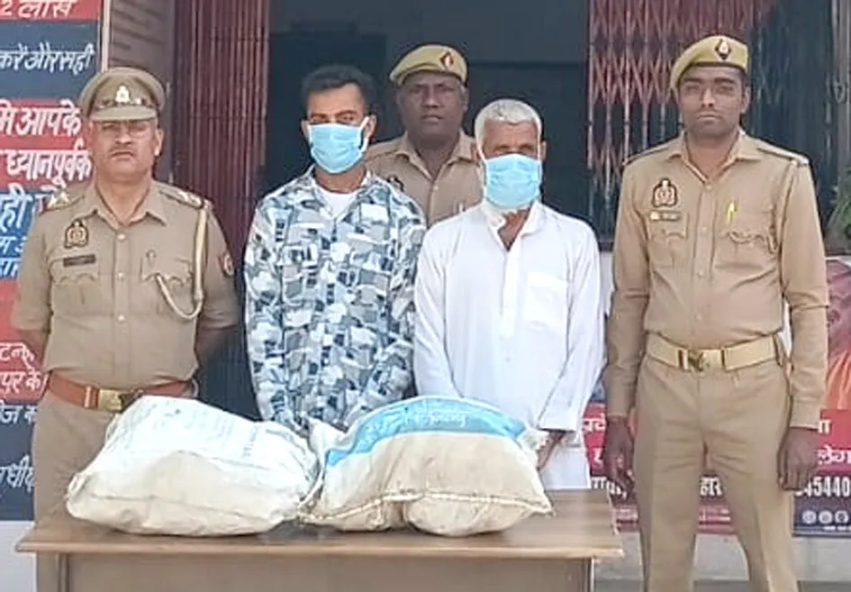 सहारनपुर: थाना सरसावा पुलिस ने दो गौकशों को गिरफ्तार कर बरामद किए उपकरण और गौवंश के कंकाल