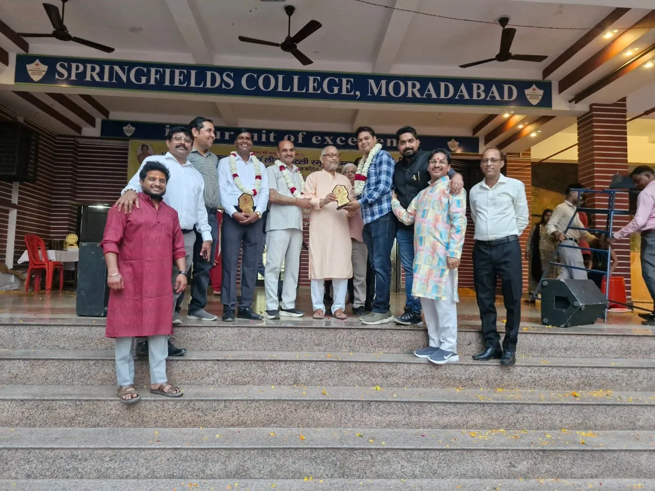 मुरादाबाद में अखिल भारतीय ब्राह्मण महासभा द्वारा होली मिलन एवं स्मृति सम्मान समारोह किया गया आयोजित