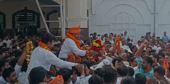 सहारनपुर: भाजपा के नवनियुक्त जिलाध्यक्ष का जोरदार अभिनंदन, उमड़ा जनसैलाब