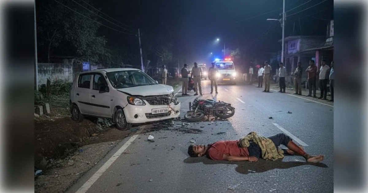 मुजफ्फरनगर के मीरापुर में कार की टक्कर से घायल युवक की मौत, दूसरे भाई का पैर कटा