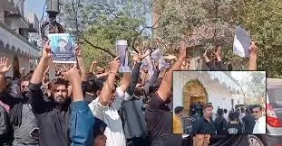 भोपाल में ईरान के सुप्रीम लीडर खामेनेई के निधन पर मातम, अमेरिका–इजराइल के खिलाफ नारे