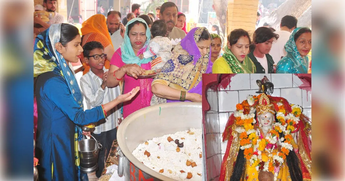 शामली में बड़ी माता के दरबार में उमड़ी श्रद्धा की लहर, रोगों से मुक्ति के लिए हजारों ने टेका मत्था