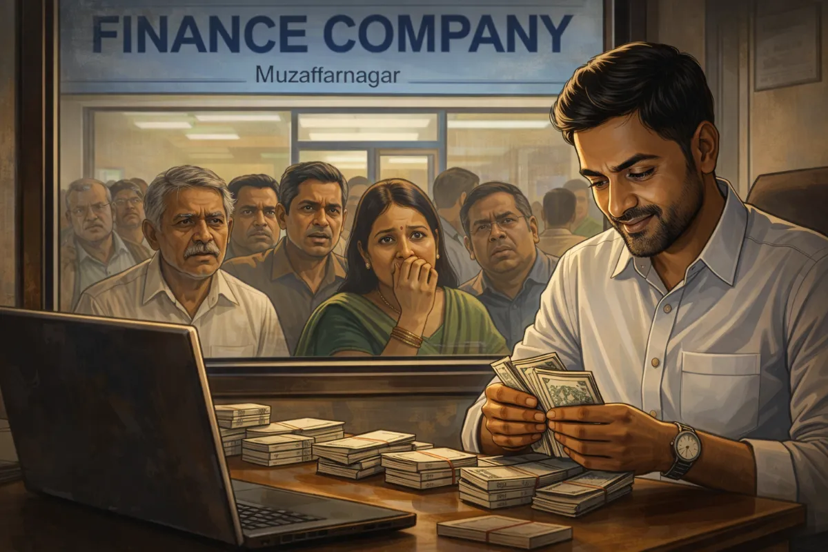 मुज़फ्फरनगर में फाइनेंस कंपनी के कर्मचारी ने डकारे लाखों रुपये; भारत फाइनेंशियल इंक्लूजन लिमिटेड में गबन का मामला
