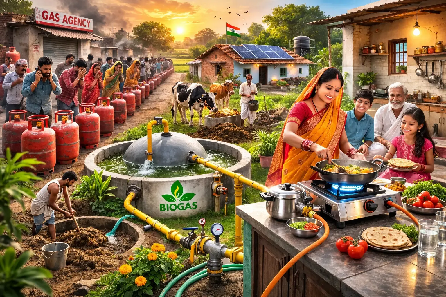 LPG की किल्लत से परेशान देश लेकिन MP का यह गांव बिना सिलेंडर 24 घंटे चला रहा चूल्हा जानिए पूरा राज