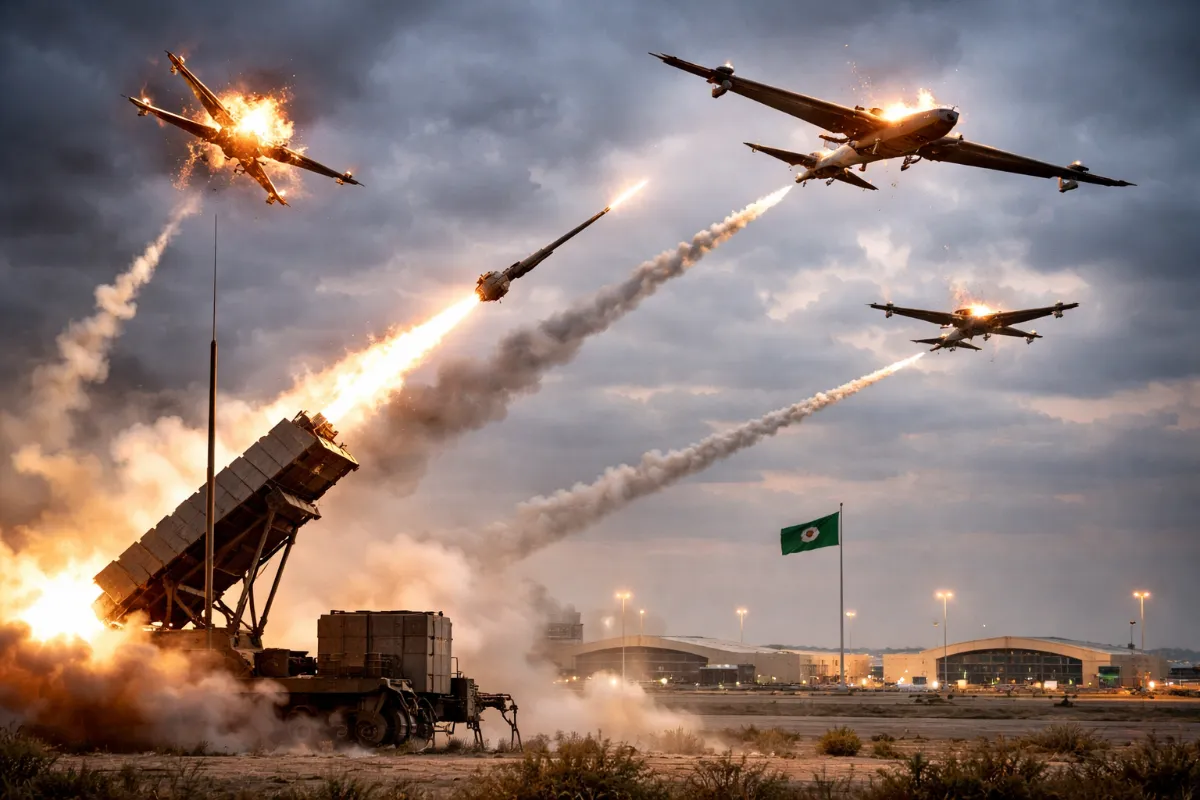 सऊदी अरब ने मार गिराए 5 ईरानी ड्रोन, प्रिंस सुल्तान एयरबेस पर था हमला, ईरान में जंग तीसरे दिन भी जारी, 550 लोगों की मौत