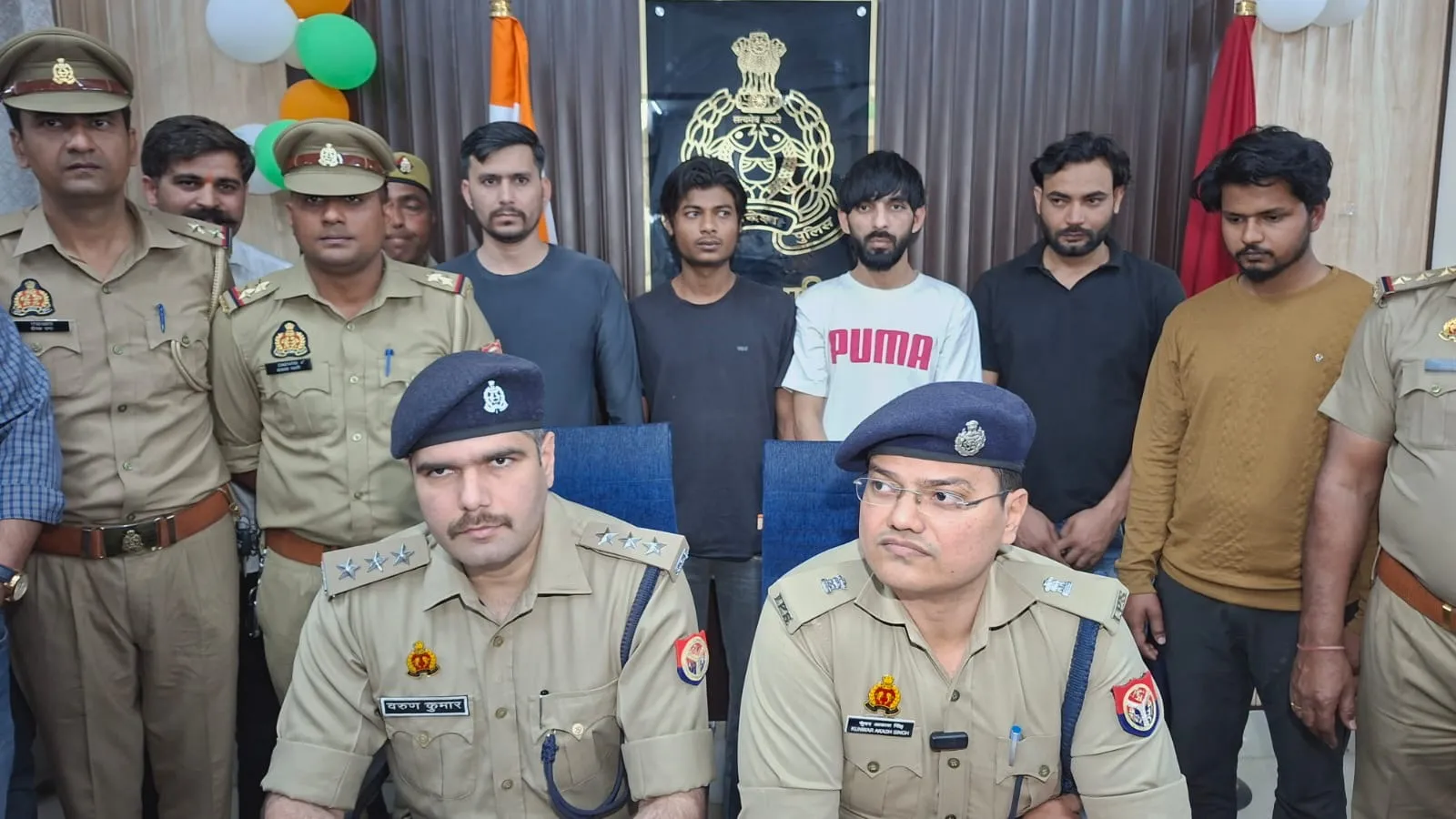 मुरादाबाद पुलिस की बड़ी सफलता: अपहरण की साजिश रच रहे 5 शातिर अपराधी गिरफ्तार