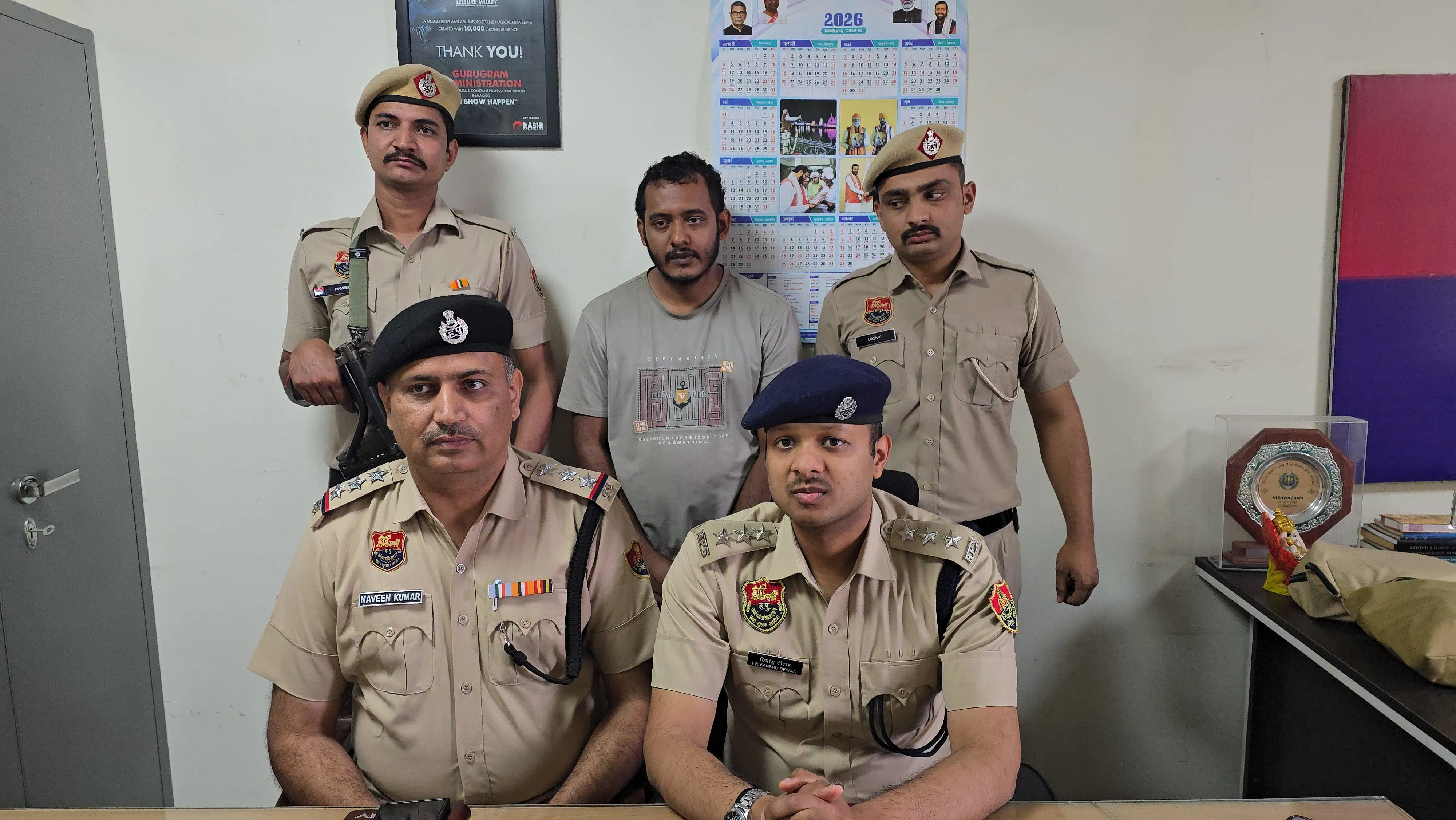 गुरुग्राम के स्कूलों में बम की अफवाह फैलाने वाला बांग्लादेशी नागरिक काबू