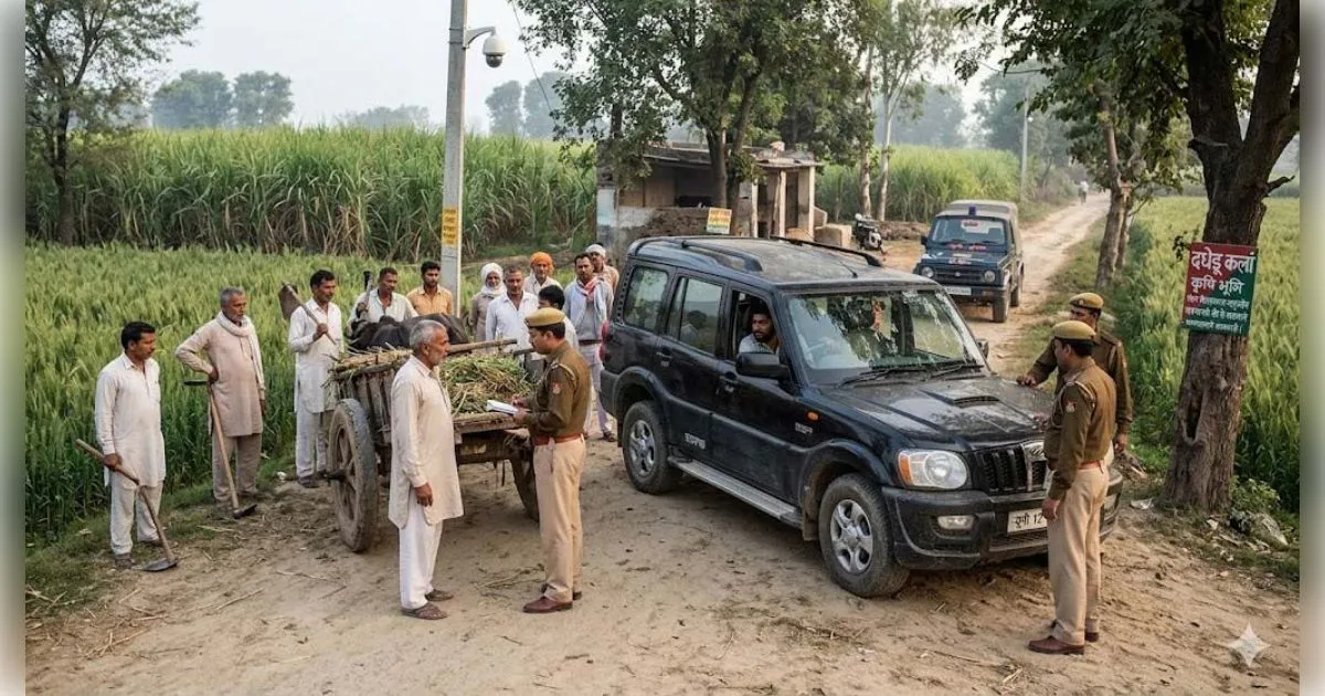 मुजफ्फरनगर:दधेडू कलां में खूनी संघर्ष में बदला जमीन विवाद, किसान को दी जान से मारने की धमकी