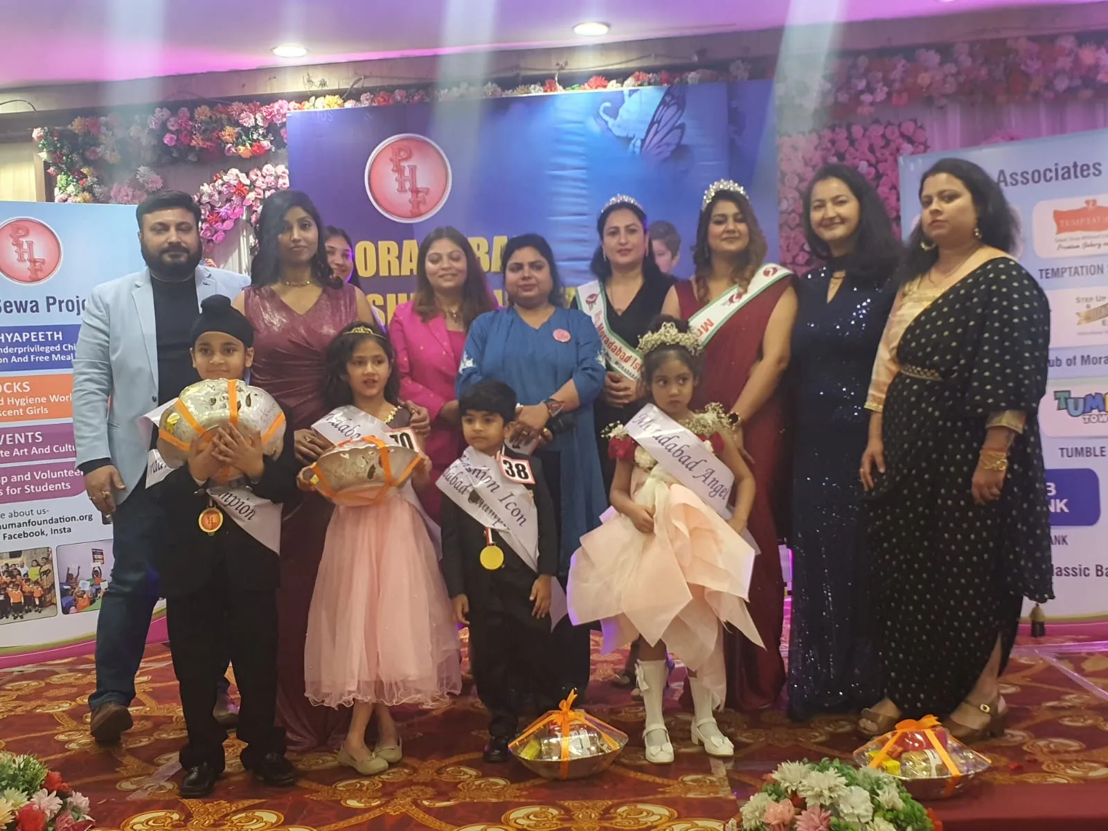 मुरादाबाद में “किड्स फैशन फिएस्टा” का आयोजन, 109 नन्हे प्रतिभागियों ने रैंप पर बिखेरा जलवा