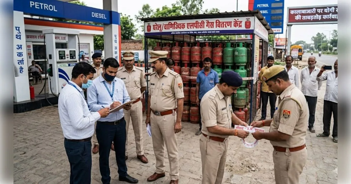 योगी सरकार का 'ऑपरेशन क्लीन': पेट्रोल-डीजल और एलपीजी की कालाबाजारी पर सर्जिकल स्ट्राइक, प्रदेश भर में अब तक 12,732 ठिकानों पर छापे