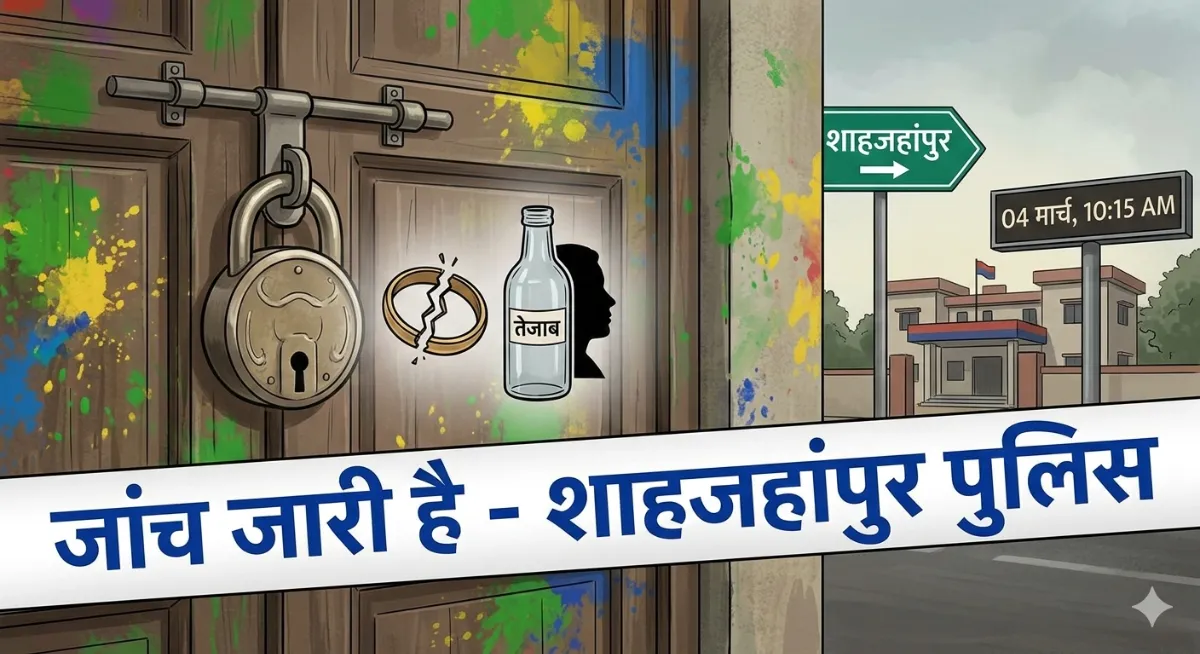 शाहजहांपुर: खौफनाक वारदात में पत्नी की मौत, प्रेमी गंभीर; गुस्साए लोगों ने आरोपी पति को पीटा