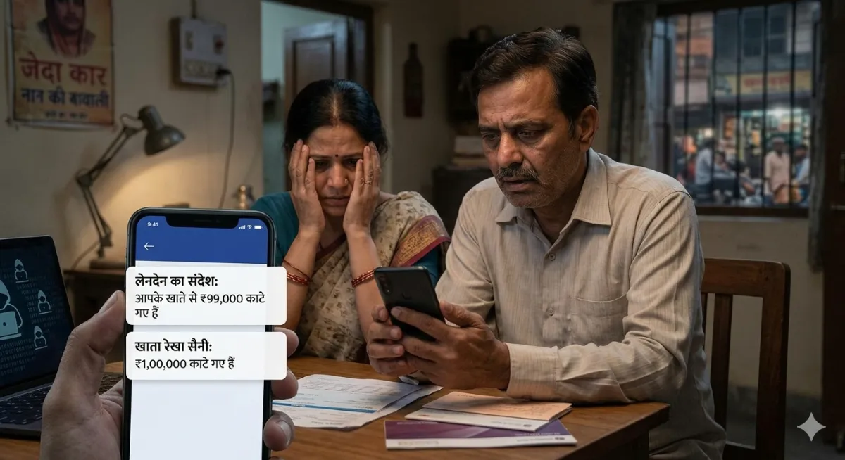 मुजफ्फरनगर में एक कॉल रिसीव करते ही उड़ गए बैंक खाते से 2 लाख रुपये; साइबर ठगों ने दंपति को बनाया निशाना