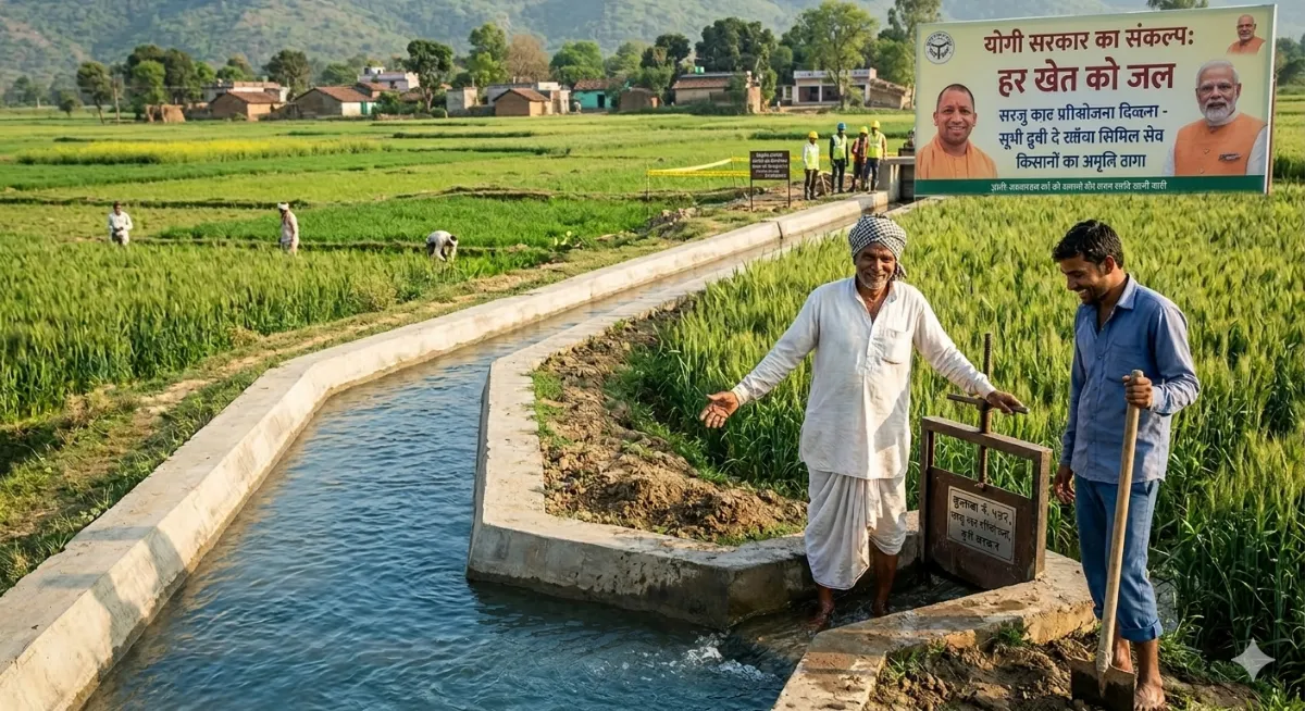  योगी सरकार का बड़ा कदम: सरयू नहर परियोजना के विस्तार से पूर्वी यूपी के किसानों की बदलेगी तकदीर
